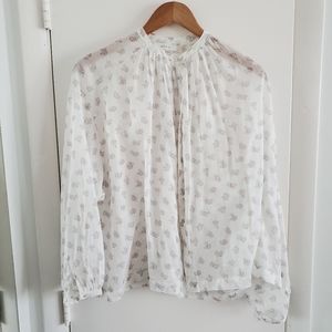 Doen Jane Blouse Coquille Medallion XS